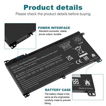 Fancy Buying BI03XL Laptop Battery for HP Pavilion & Stream