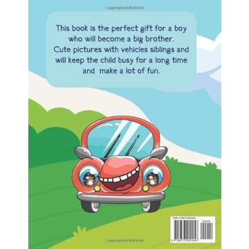 Big Brother Coloring Book with Vehicles: Book for Kids and Toddlers Ages 2-8 Who Will Become the Old...
