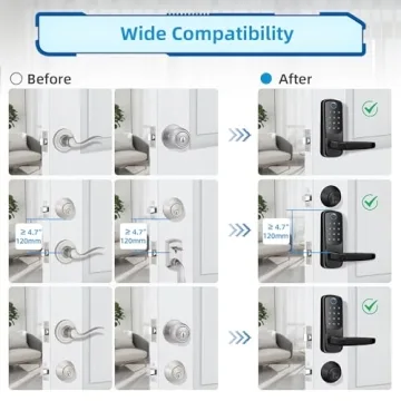 Keyless Smart Door Lock: Secure Fingerprint Entry Lock