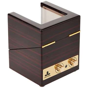 CHIYODA Single Automatic Watch Winder with Quite Motor-Unique12 Rotation Modes