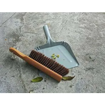 OAKART 10" Heavy Duty Metal Dustpan for Indoor/Outdoor Use