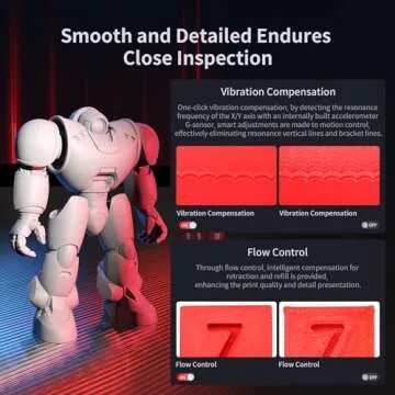 Anycubic Kobra 2 Pro 3D Printer, 500mm/s High-Speed Printing, High Power Powerful Computing New Structure, Upgraded LeviQ 2.0 Auto Leveling Smart Z-Offset, Print Size 8.7"x8.7"x9.84"