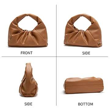 KingTo Women Top-Handle BagsTote Handbag and Purses Large Capacity Hobo Bag with Magnetic Closure