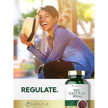 Carlyle Red Yeast Rice Capsules | Non-GMO Gluten Free