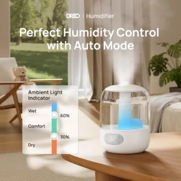 Dreo Bedroom Humidifiers with 30Hr Runtime & Sensor
