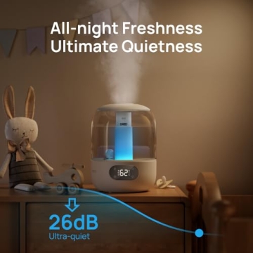 Dreo Bedroom Humidifiers with 30Hr Runtime & Sensor