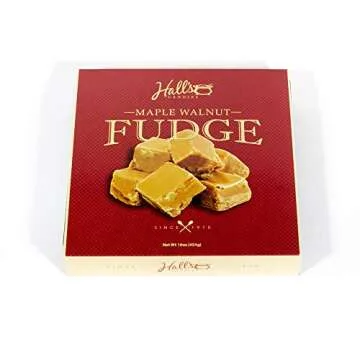 Hall's Maple Walnut Fudge - Handmade Delight for Everyone
