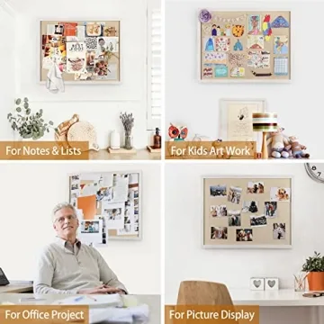 Miratino 23x18 Bulletin Board Set with 40 Pushpins