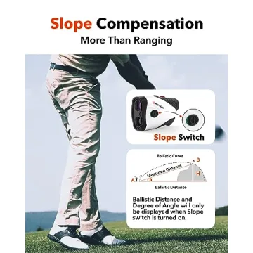 Redtiger Golf Rangefinder 1200 Yards with Slope Features