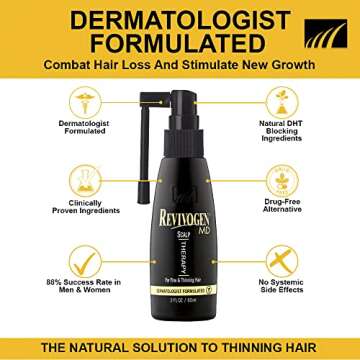 Revivogen MD Scalp Therapy Thinning Hair Solution Set for Healthy Hair