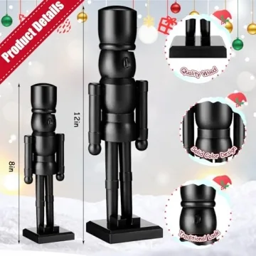 Wonderjune Nutcracker Set for Festive Holiday Decorum