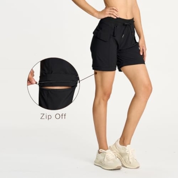 smawell Women's Lightweight Convertible Hiking Pants