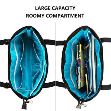 KROSER Stylish Laptop Tote Bag with USB Port 15.6 Inch