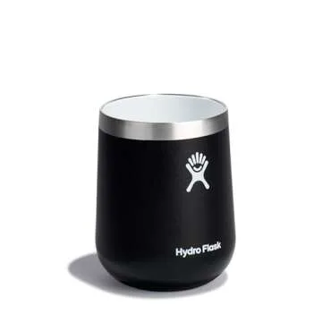 Hydro Flask Ceramic Wine Tumbler 10 Oz Black for Wine Enthusiasts