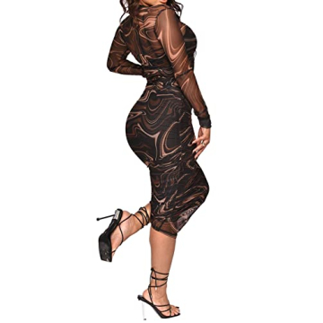 Stylish Bodycon Midi Dress for Parties and Outings