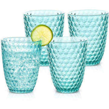 Bellaforte Shatterproof Tritan Tumbler Glasses Set of 4