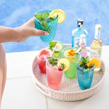 Bellaforte Shatterproof Tritan Tumbler Glasses Set of 4