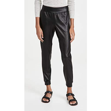 Stylish Commando Women's Faux Leather Jogger for Comfort