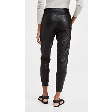 Stylish Commando Women's Faux Leather Jogger for Comfort