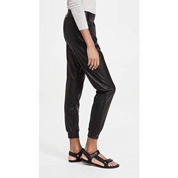 Stylish Commando Women's Faux Leather Jogger for Comfort