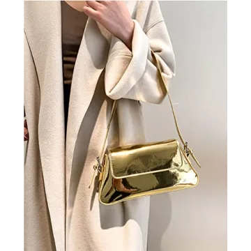 Trendy Sparkly Silver Hobo Bag Clutch for Parties