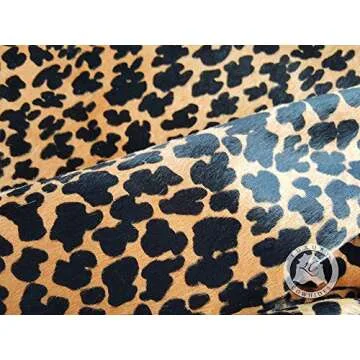 Luxurious Leopard Print Cowhide Rug for Modern Homes