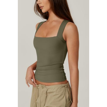 Stylish QINSEN Women's Sleeveless Crop Top for Every Occasion