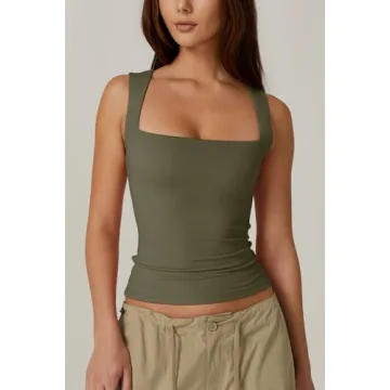 Stylish QINSEN Women's Sleeveless Crop Top for Every Occasion