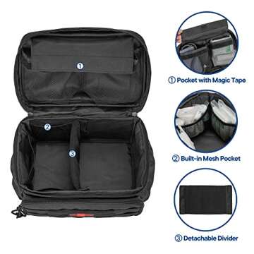 Damero Small Medicine Storage Bag for First Aid Essentials