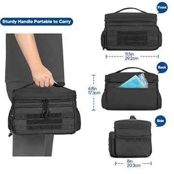 Damero Small Medicine Storage Bag for First Aid Essentials