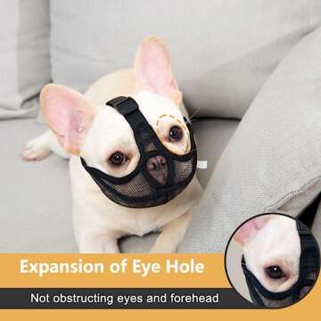 Buy OHCOZZY Short Snout Dog Muzzle - Adjustable & Breathable
