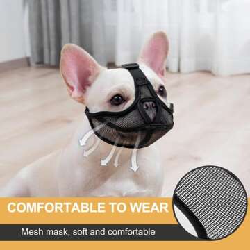 Buy OHCOZZY Short Snout Dog Muzzle - Adjustable & Breathable