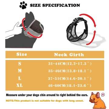 Buy OHCOZZY Short Snout Dog Muzzle - Adjustable & Breathable