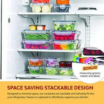 Airtight Food Storage Container Set for Kitchen Organization