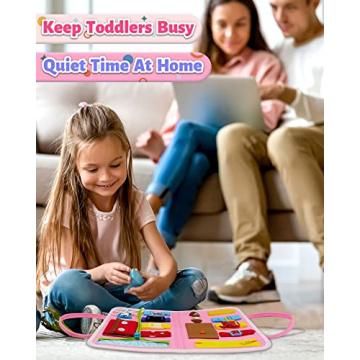 Exorany Busy Board Montessori Toy for Toddlers