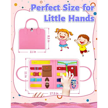 Exorany Busy Board Montessori Toy for Toddlers