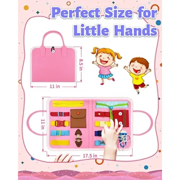 Exorany Busy Board Montessori Toy for Toddlers