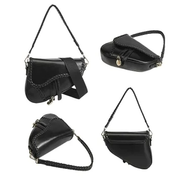 PURFANREE Women's Trendy Saddle Shoulder Bag - Versatile Chic