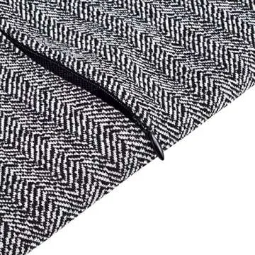 HOMEYEE Women's Retro Chic Colorblock Career Dress B238