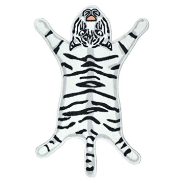 ABREEZE Tiger Print Non-Slip Rug for Home Decor