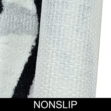 ABREEZE Tiger Print Non-Slip Rug for Home Decor