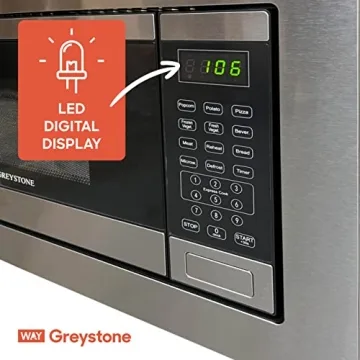 Greystone Built-In Microwave for RV Perfect for Cooking
