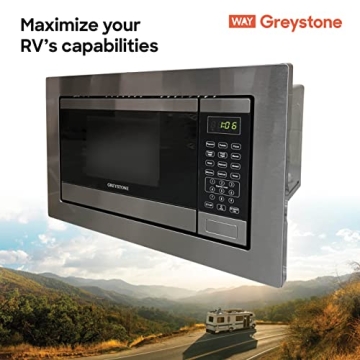 Greystone Built-In Microwave for RV Perfect for Cooking