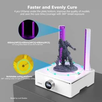 ELEGOO Mercury X Bundle for Easy Washing and Curing of Large Resin 3D Models