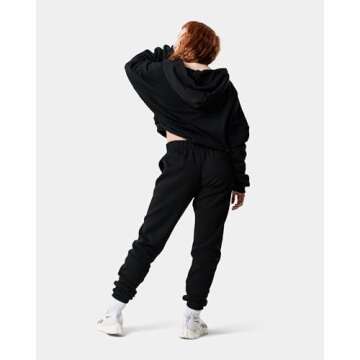 Kamo Fitness CozyTec High-Waisted Sweatpants for Women Baggy: Comfy Lounge Pants with Pockets Crafted from Soft Thick Fleece