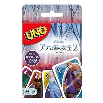 Mattel Games UNO Disney Frozen II Card Game for Kids and Family with 112 Cards and Instructions, Makes a Great Game for Kids 7 Years Old and Up