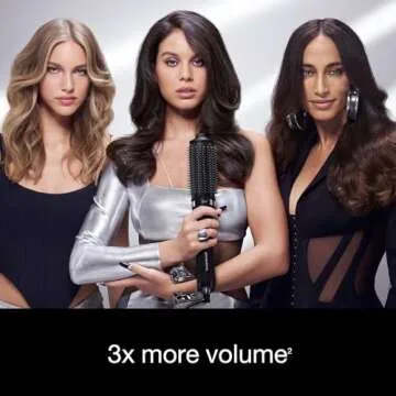 ghd Duet Blowdry-Hair Dryer Brush-Wet to Blow Dried with No Heat Damage, 3X More Volume, 24hr Long Lasting Results, Blow Dry with No Fizz, 50% More Shine - Black