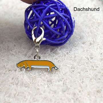 Harikaji Key Ring, 2 PCS Cute Pet Dogs Shape Mini Metal Key Rings Keychains Holders Keyring Portable...