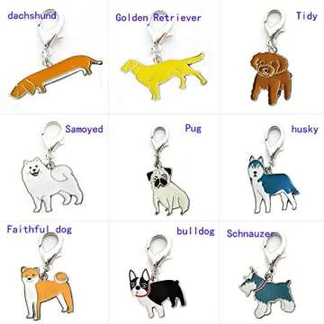 Cute Harikaji Dog Key Rings Set for Pet Lovers