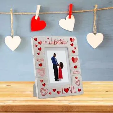 Neil Enterprises Inc. My Valentine 4" x 6" or 5" x 7" Wood Picture Frame
